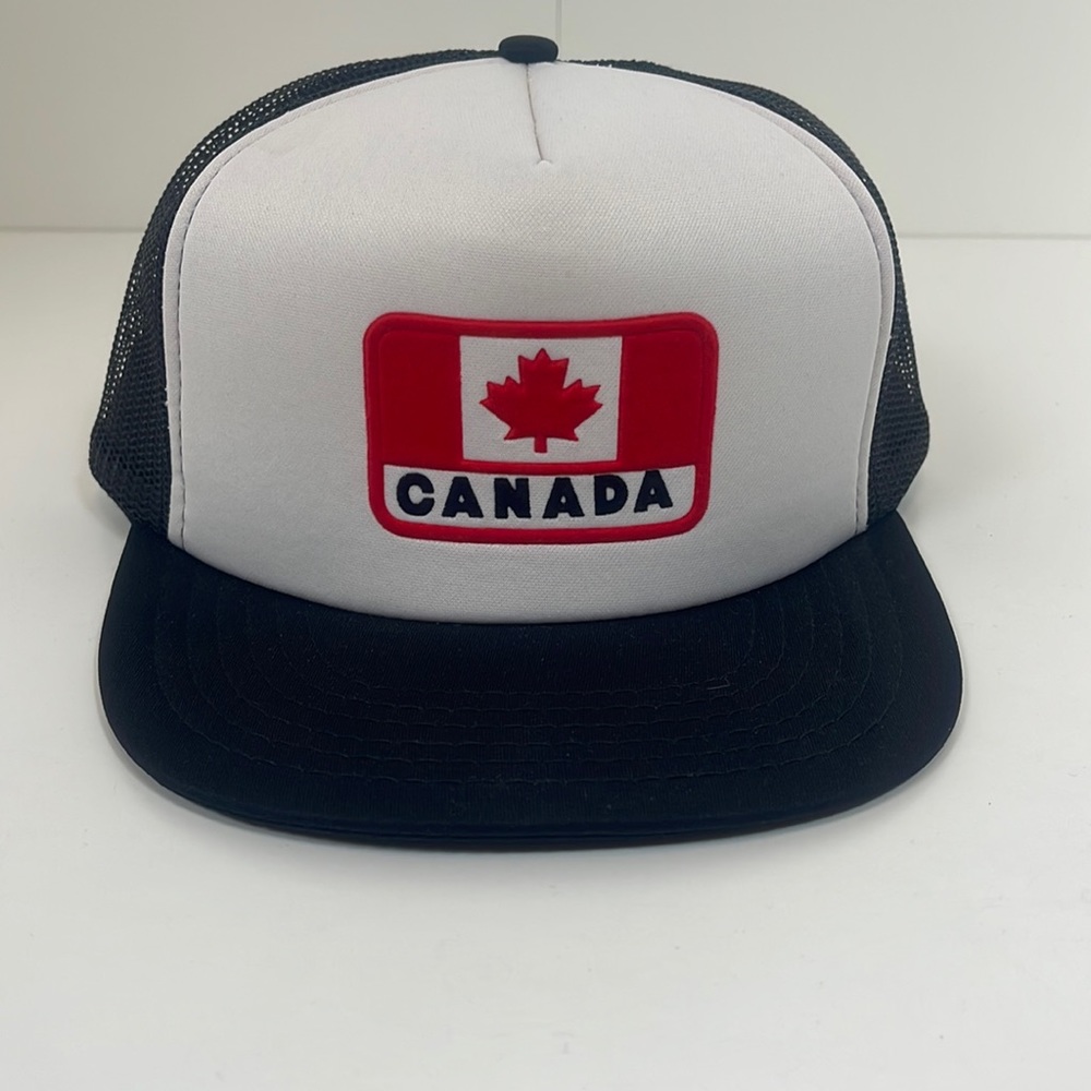 EUC Canada Trucker Hat with Adjustable Back.